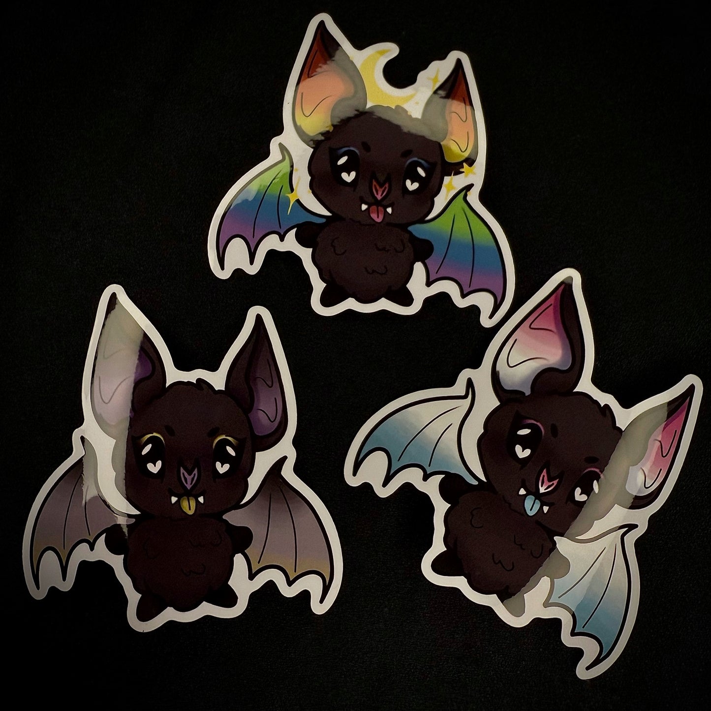 Pride Bats Stickers