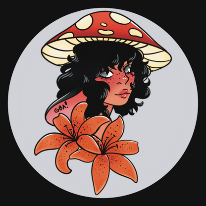 Floral Girls Stickers